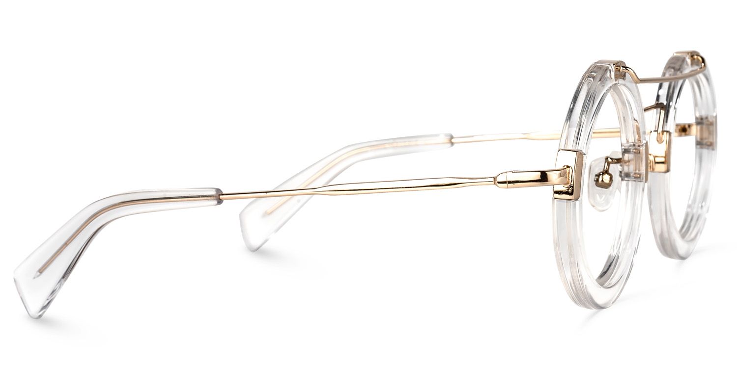 Martis Round Clear Glasses | ZEELOOL UK2