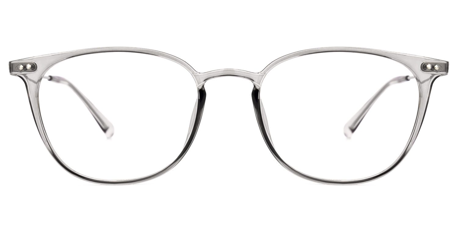 Vilanova Round Gray Glasses | ZEELOOL UK0