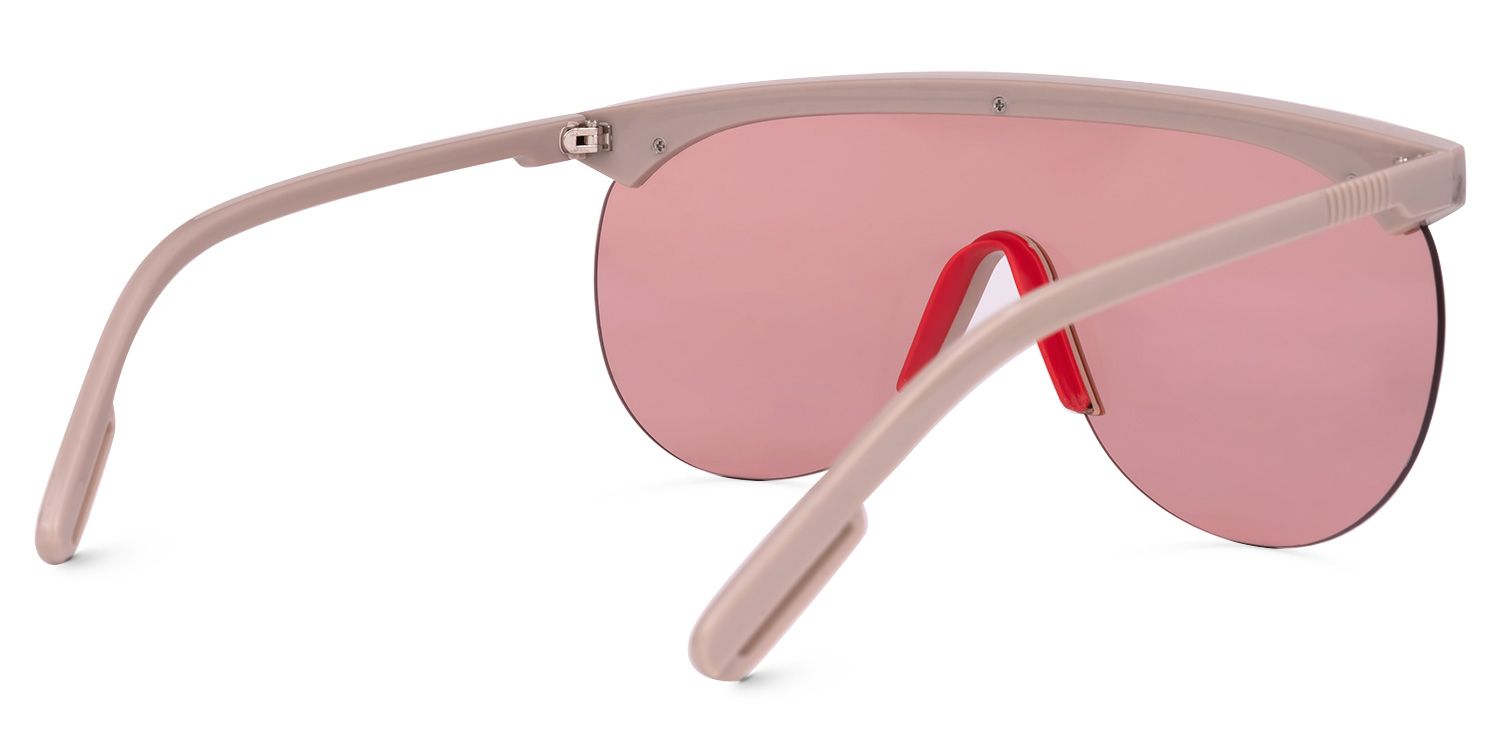 Olguimar Geometric Pink Sunglasses | ZEELOOL UK3