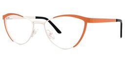 Sydney Cat Eye Orange Glasses1