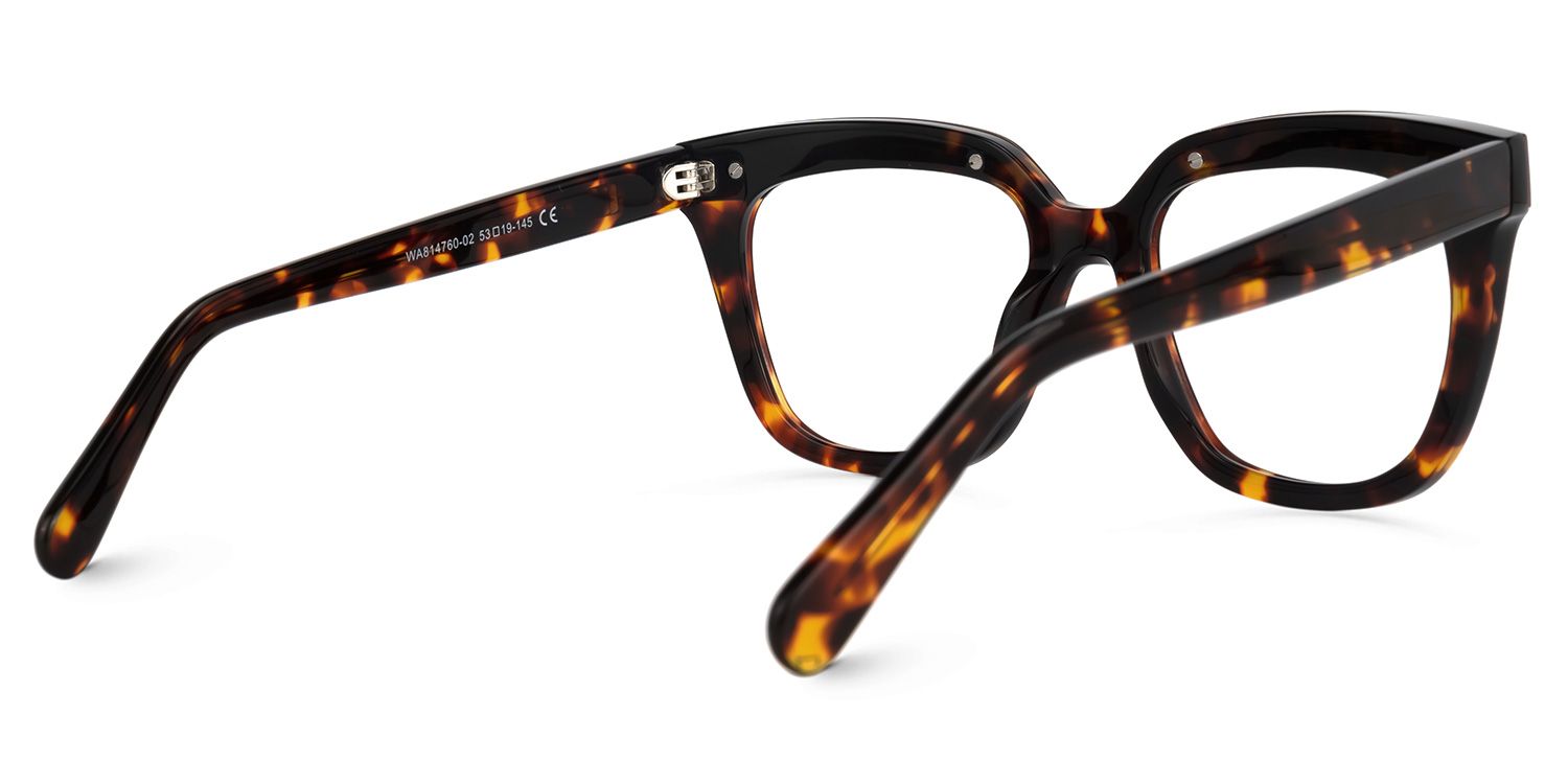 Milledge Square Tortoise Glasses | ZEELOOL UK3