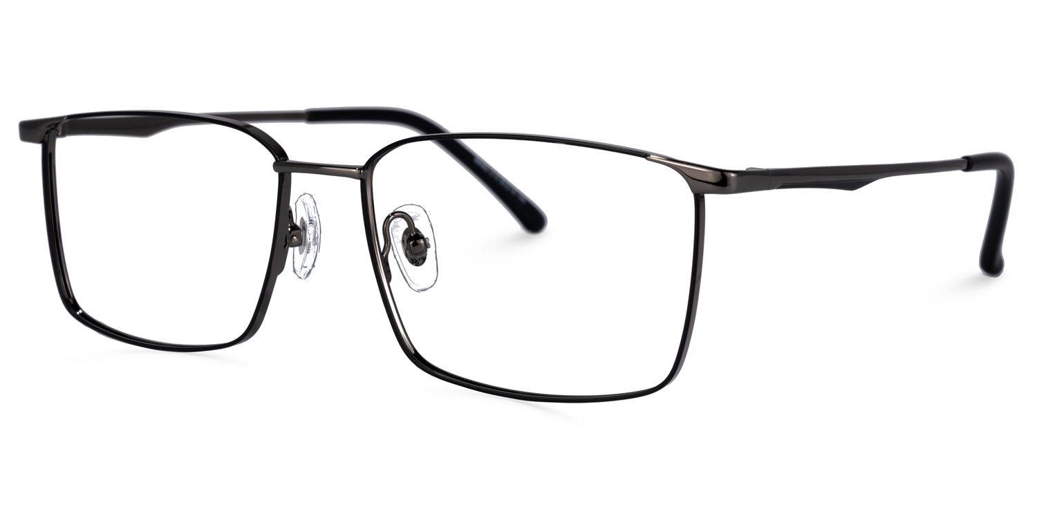 Tyrone Rectangle Tarnish Glasses | ZEELOOL UK1