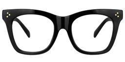 Gordon Rectangle Black Glasses0