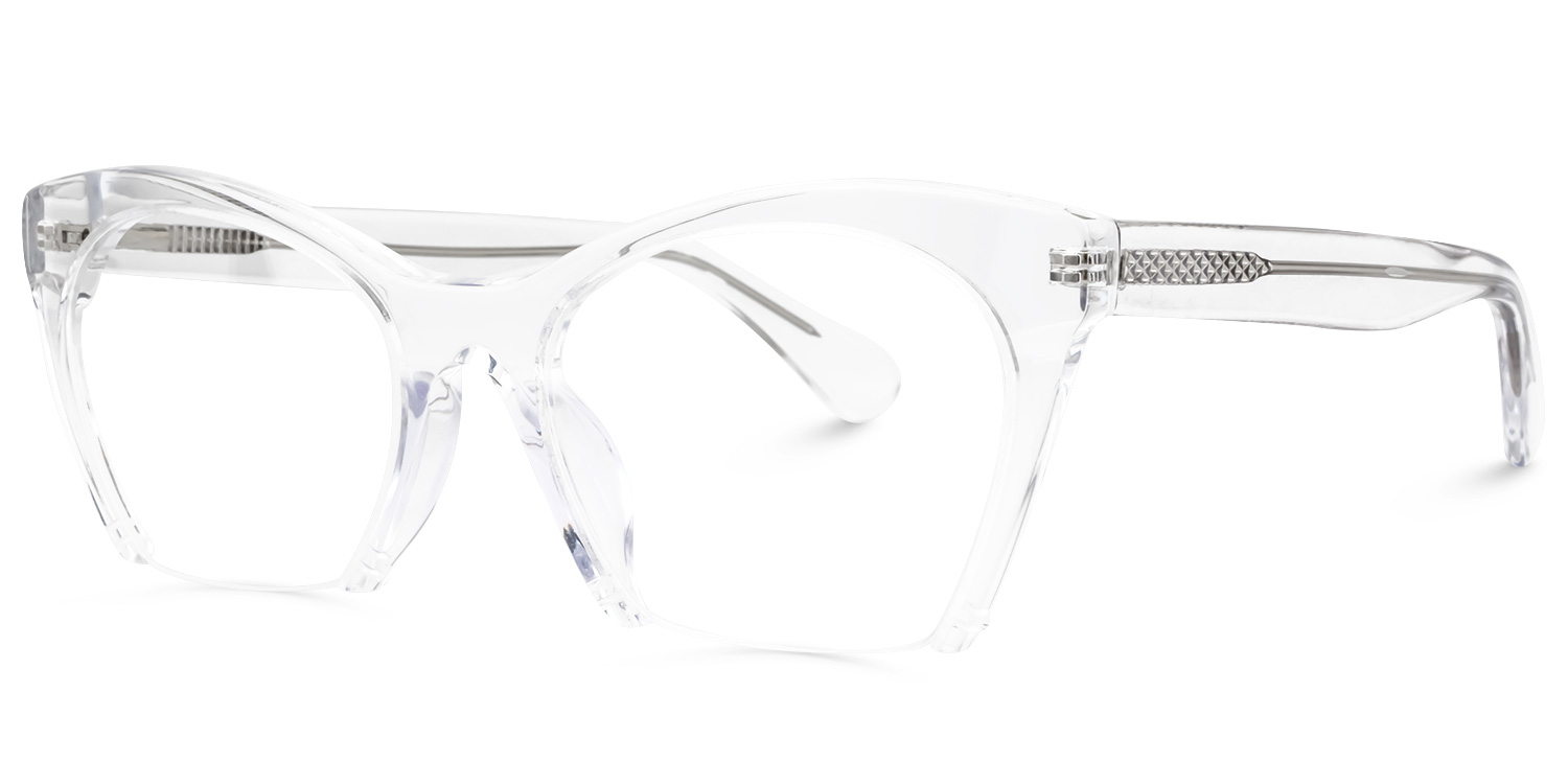 Cat Eye Crystal Glasses | ZEELOOL UK1