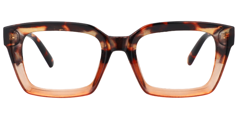 Rectangle Tortoise Reading Glasses | ZEELOOL UK0