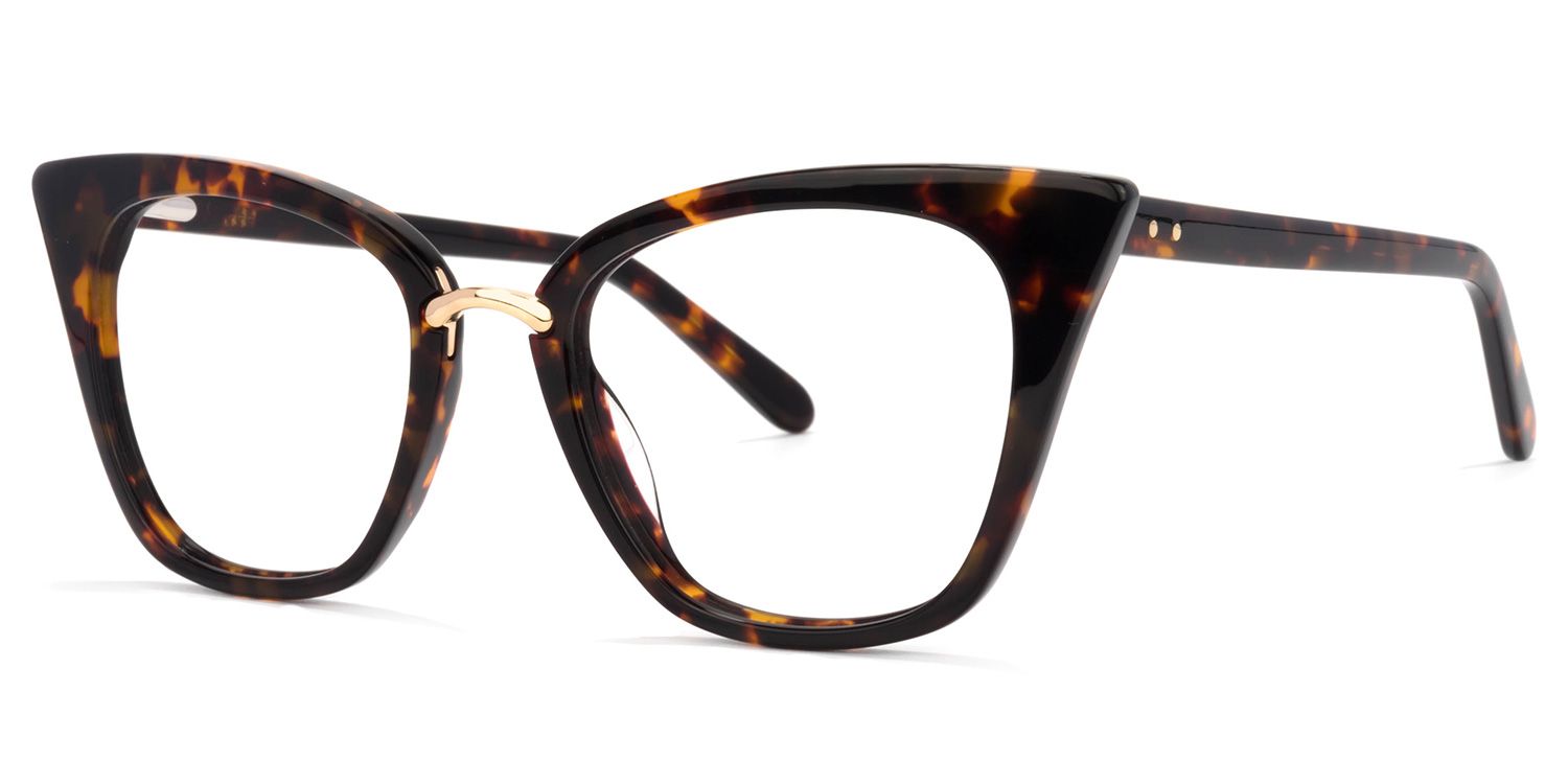 Wanda Cat Eye Tortoise Glasses | ZEELOOL UK2
