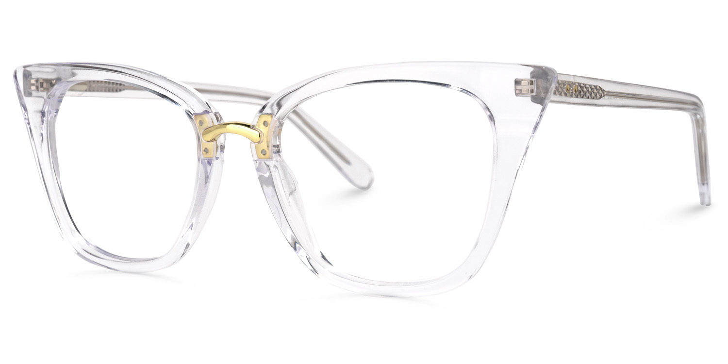Martha Cat Eye Crystal Glasses | ZEELOOL UK1