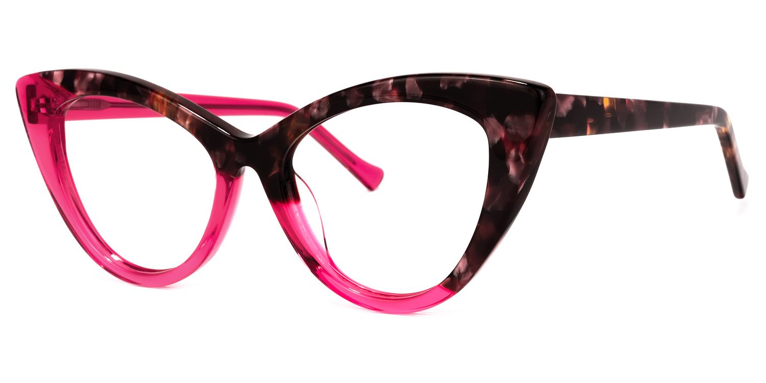 Maxine Cateye Red Glasses | ZEELOOL UK1