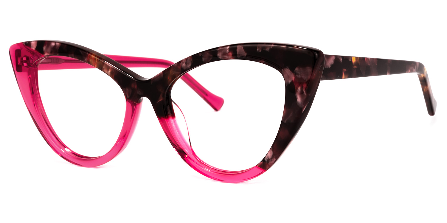 Maxine Cateye Red Glasses | ZEELOOL UK1