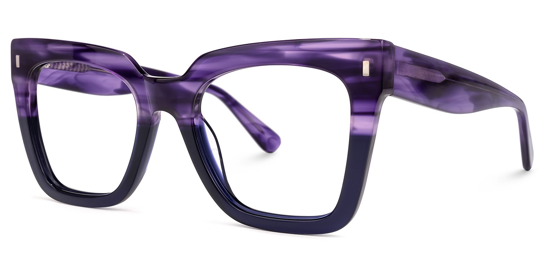 Kathya Square Purple Eyeglasses & Glasses Frames1