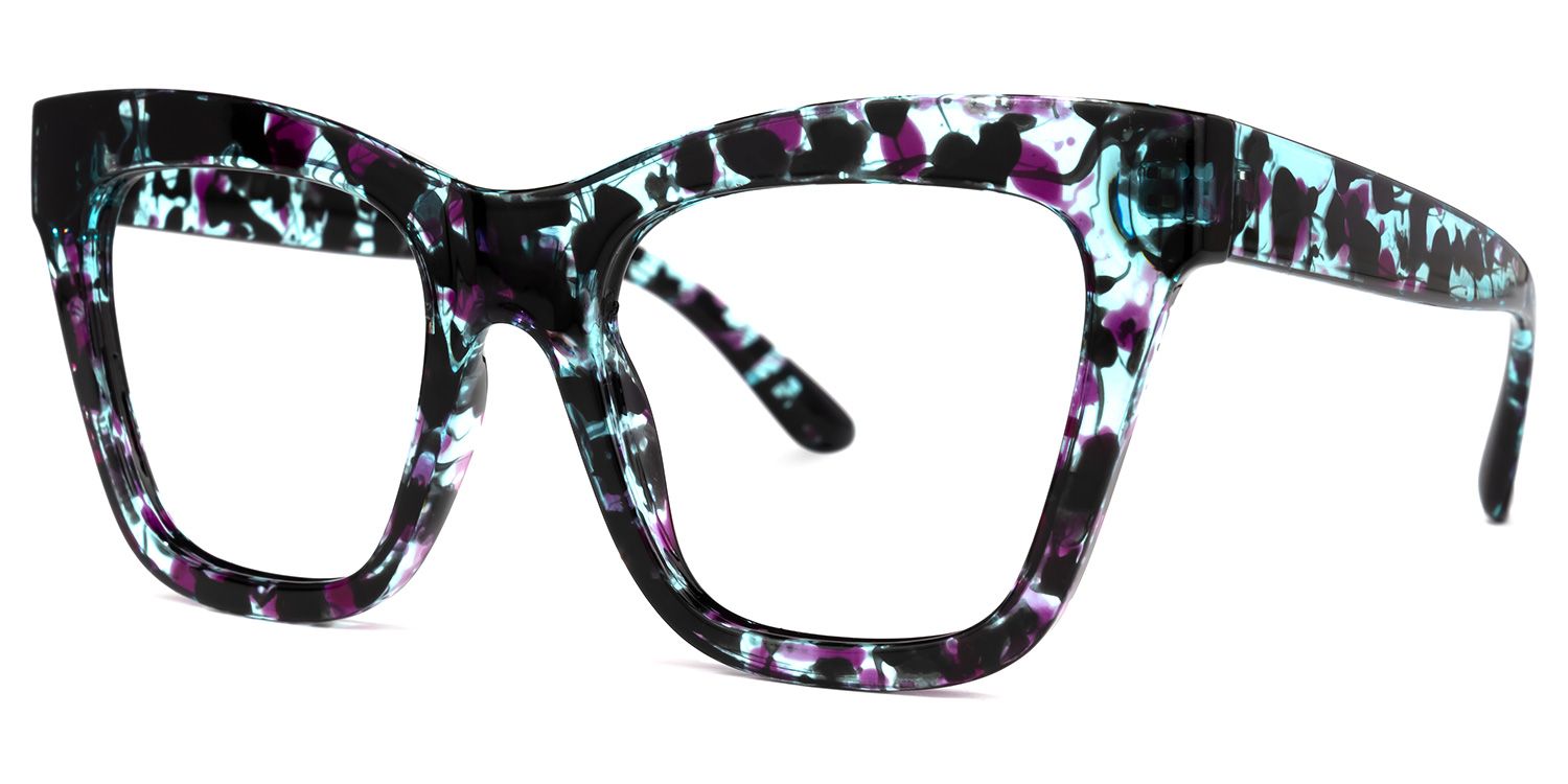 Ausmus Cateye Floral Glasses | ZEELOOL UK1