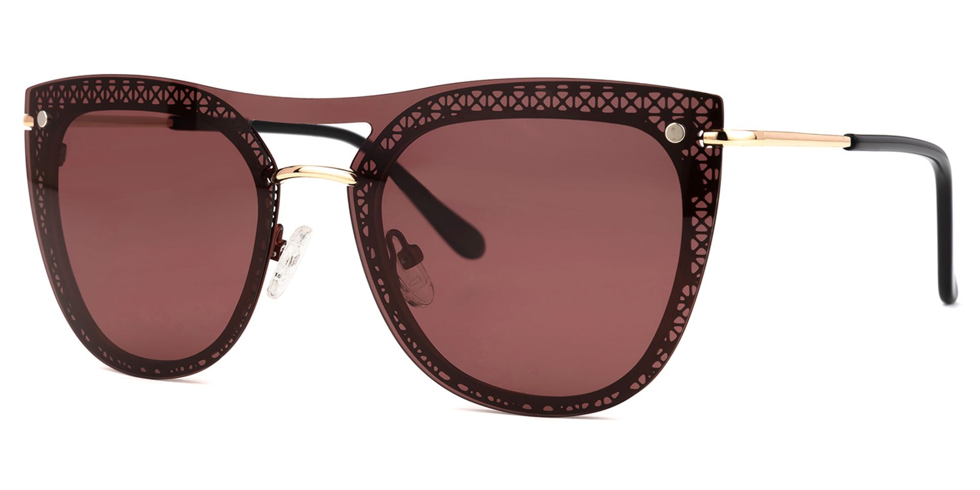 Hussain Clip-on Red Glasses | ZEELOOL UK2