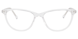 Nadine Oval Clear Glasses0