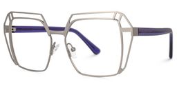 Murray Geometric Silver Glasses1