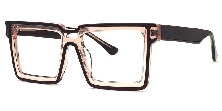 Milian Square Brown Glasses