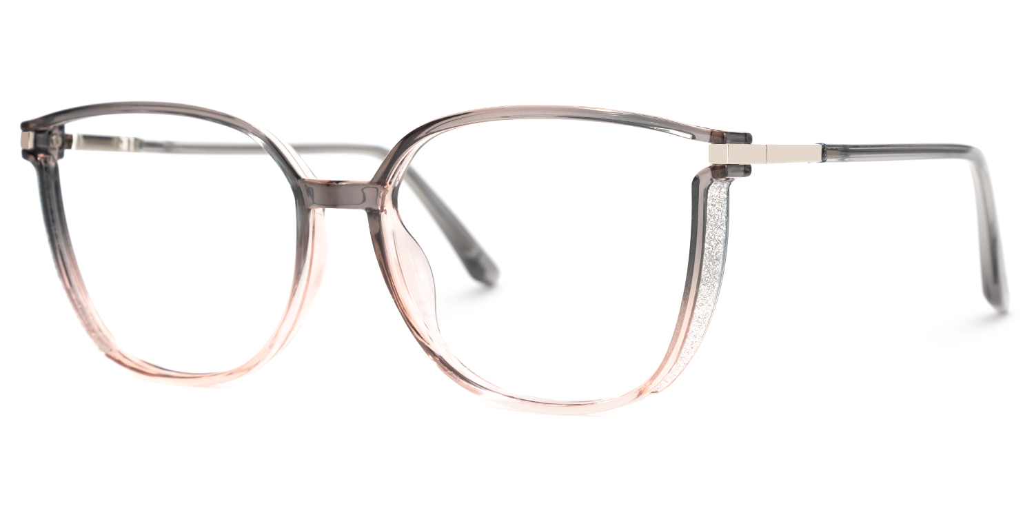 Rodz Square Gray-Pink Glasses