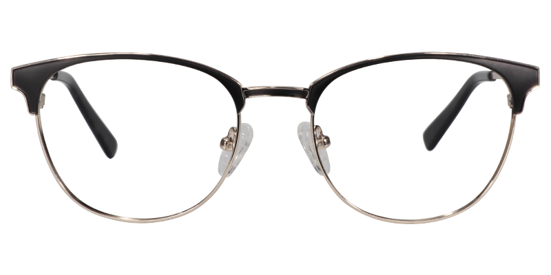 Browline Black Glasses | ZEELOOL UK0