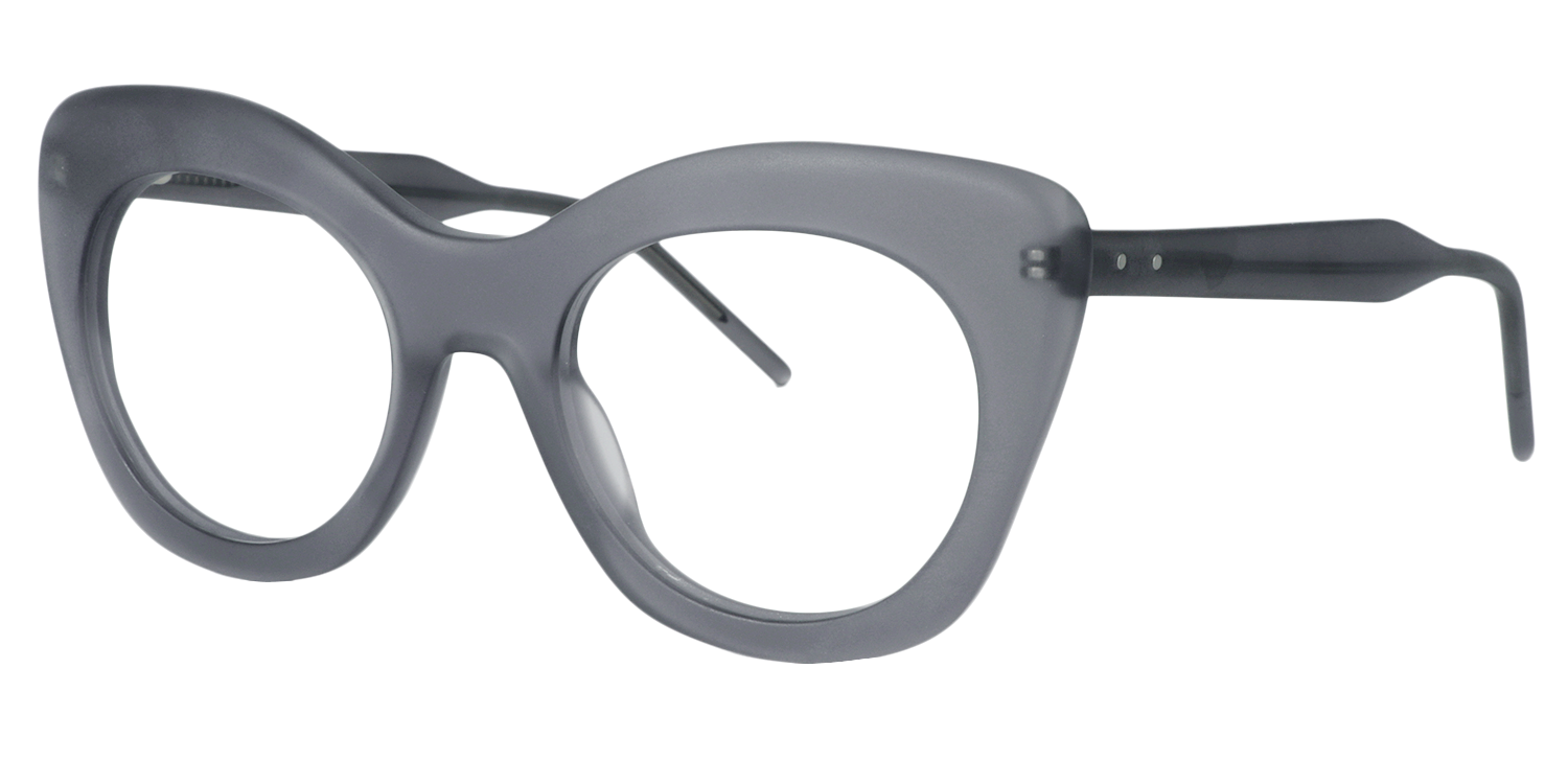 Cat-eye Gray Glasses | ZEELOOL UK2