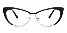 Ellen Cateye Black Glasses0