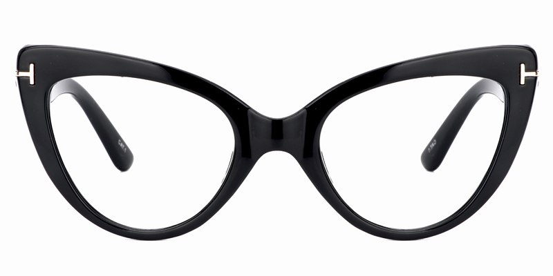 Cat Eye Black Glasses | ZEELOOL UK0