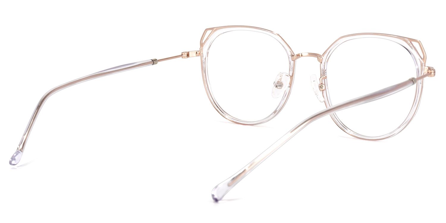 Ofelia Cateye Clear Glasses | ZEELOOL UK4