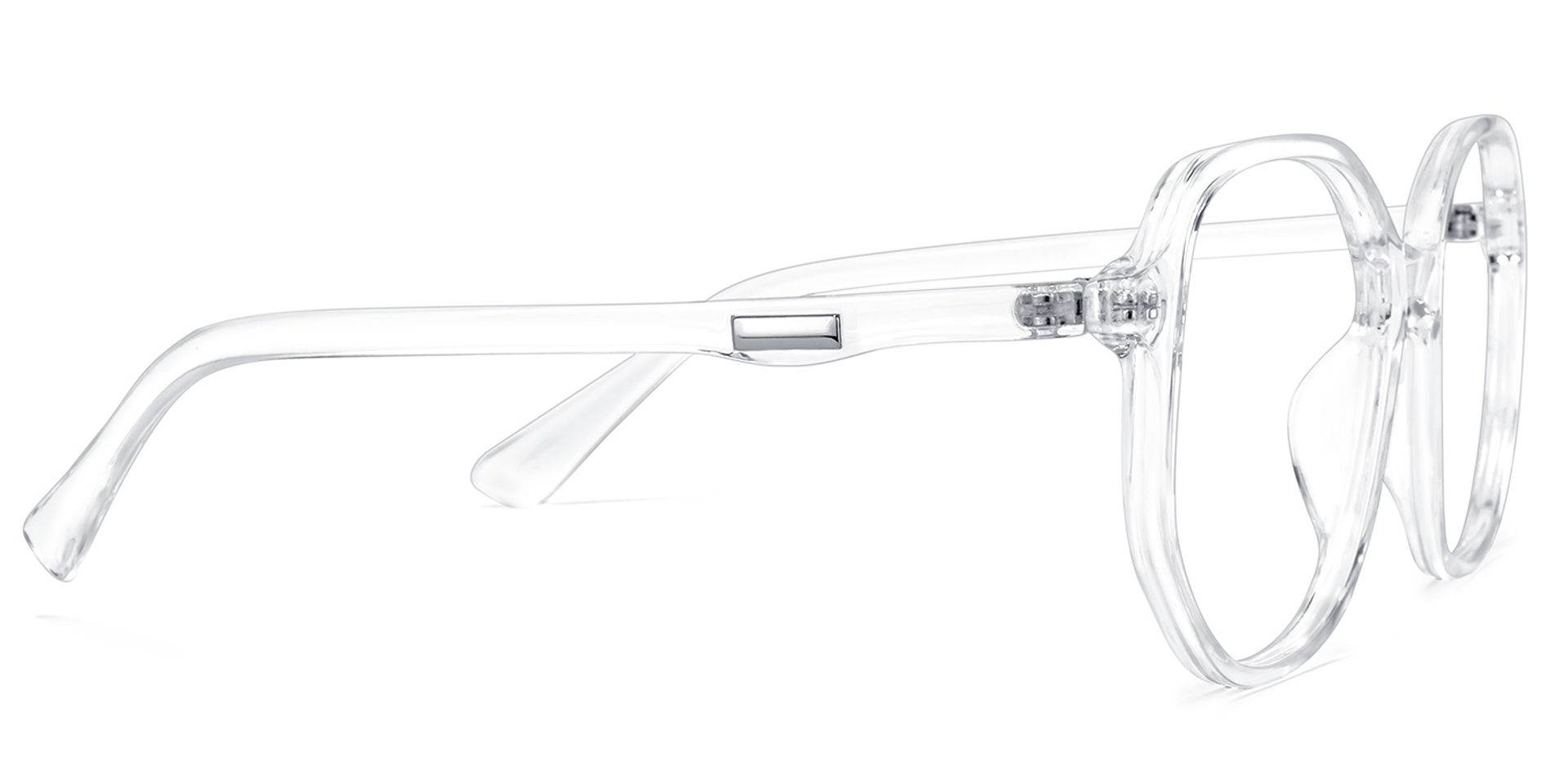 Rylee Geometric Clear Glasses | ZEELOOL UK3