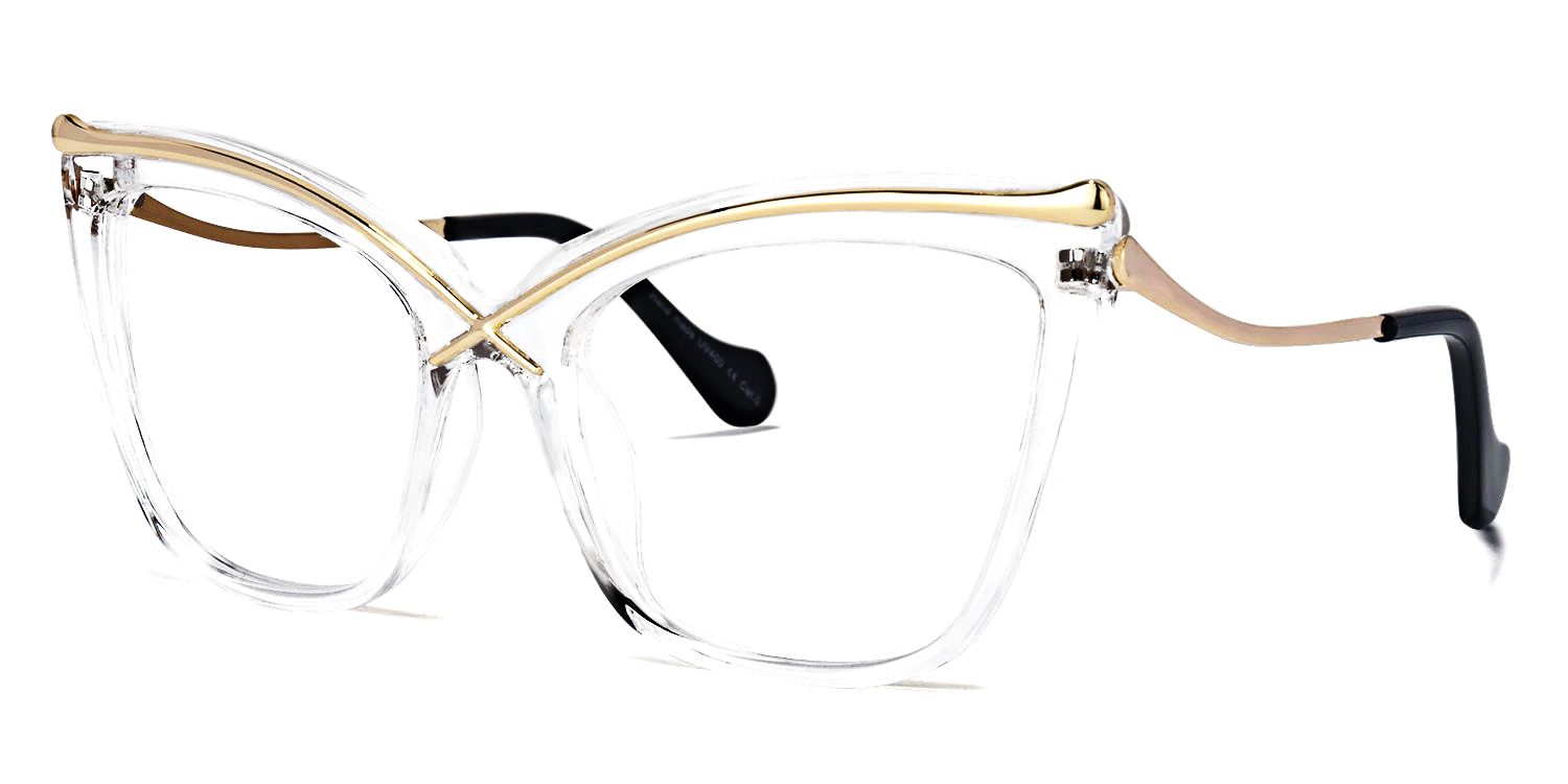 Winston Butterfly Clear Frame Glasses | ZEELOOL UK1