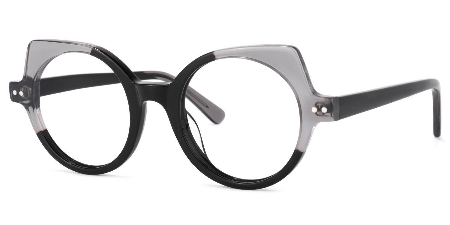 Gilbert Cateye Black Glasses | ZEELOOL UK1