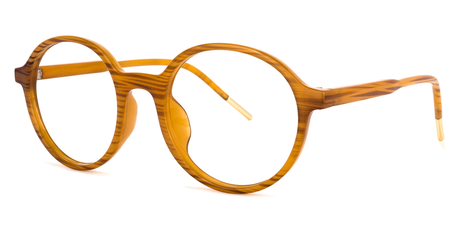 Tomas Round Brown Glasses | ZEELOOL UK1