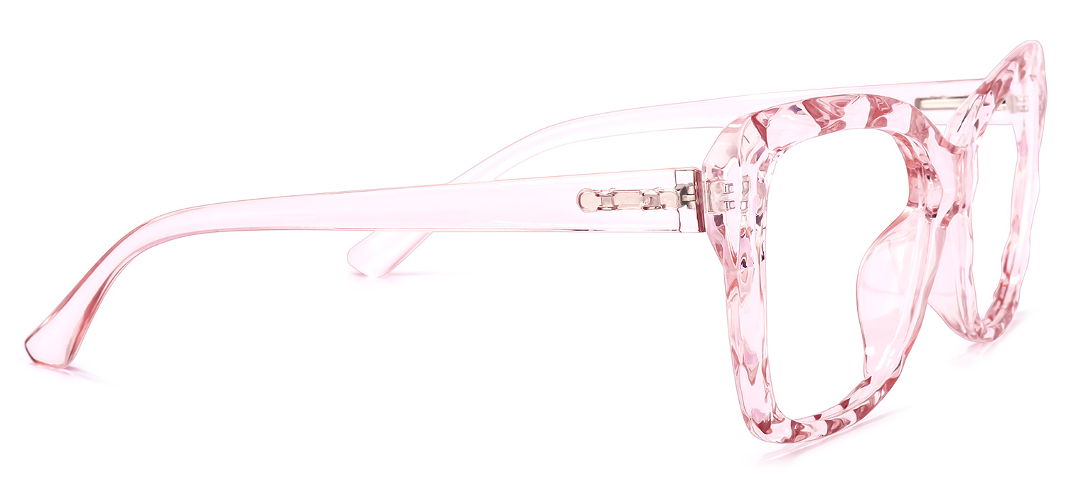 Wendell Cateye Pink Glasses | ZEELOOL UK3