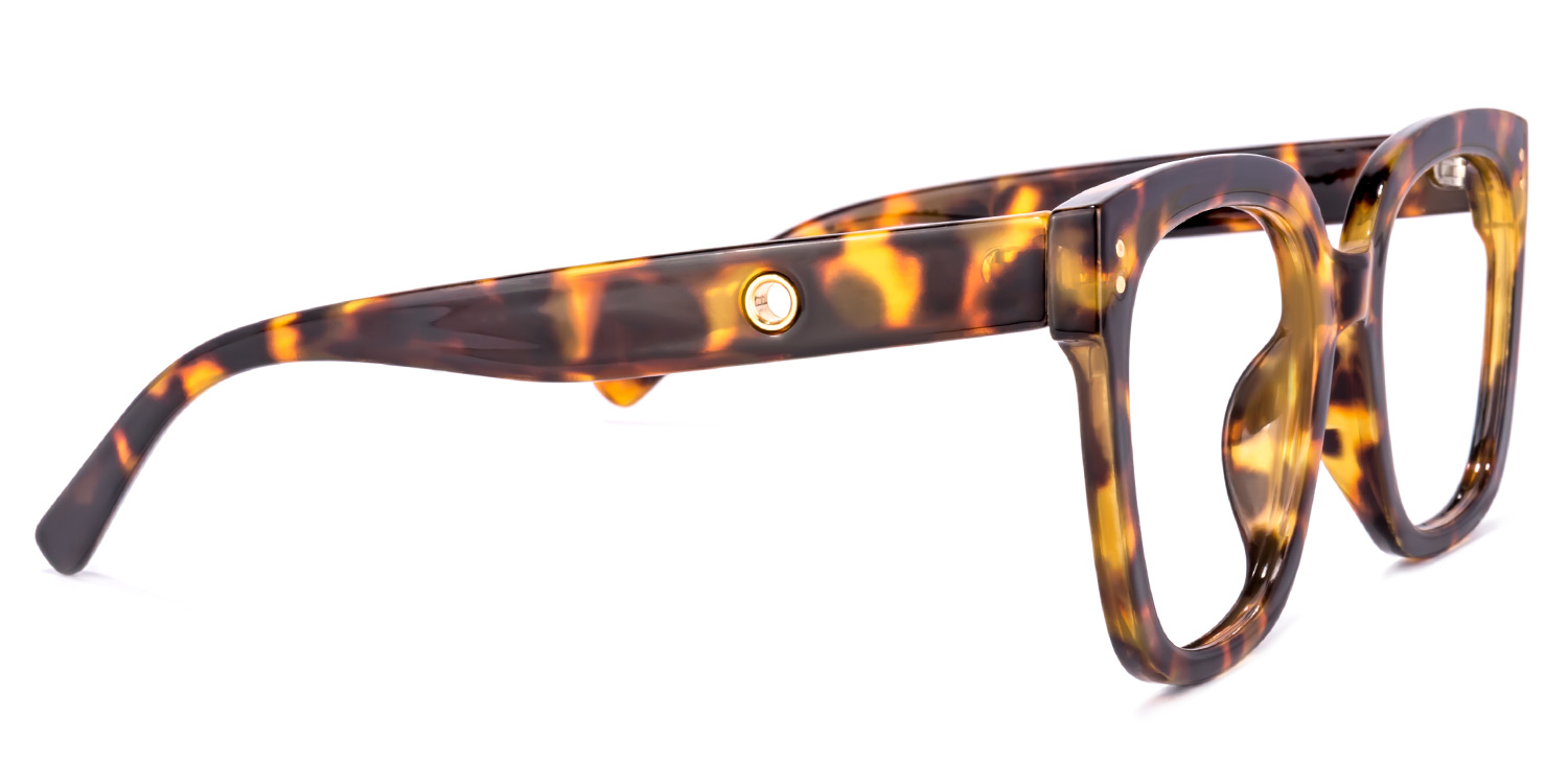 Wolfgang Square Tortoise Glasses3