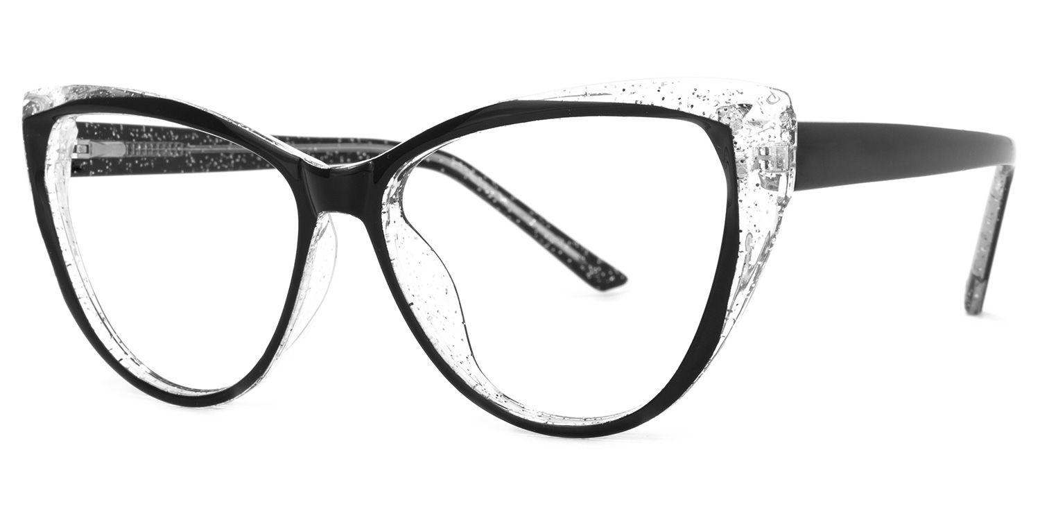 Tarun Cateye Black Glasses | ZEELOOL UK1