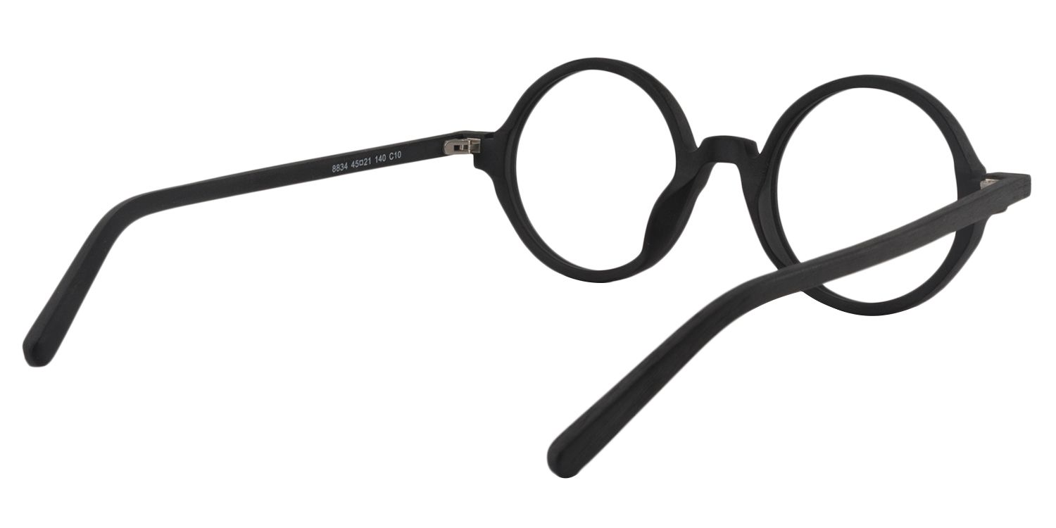 Round Black Glasses | ZEELOOL UK5