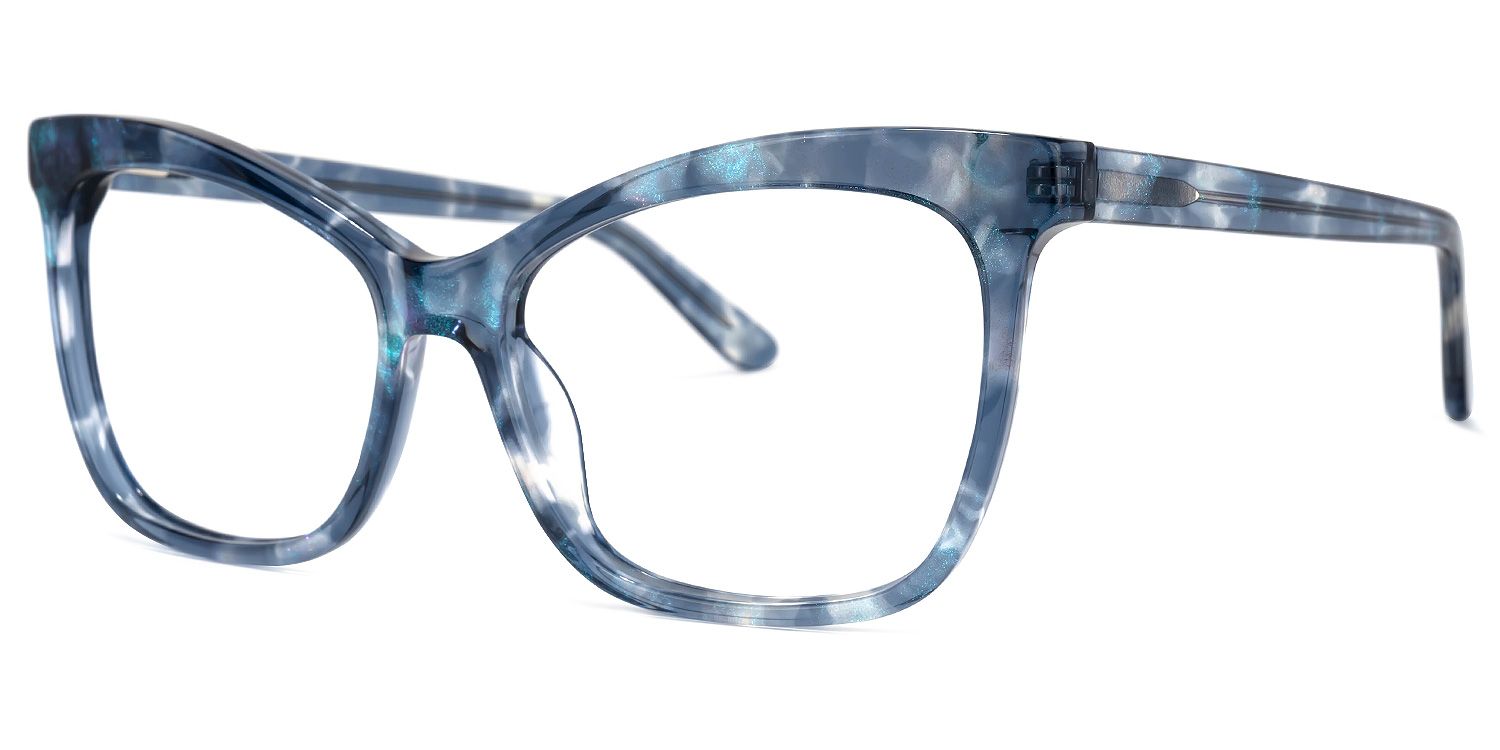 Richardson Cateye Blue Glasses | ZEELOOL UK1