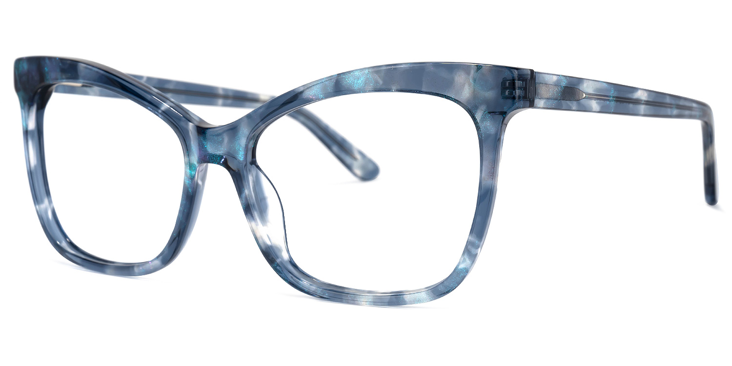 Richardson Cateye Blue Glasses | ZEELOOL UK1