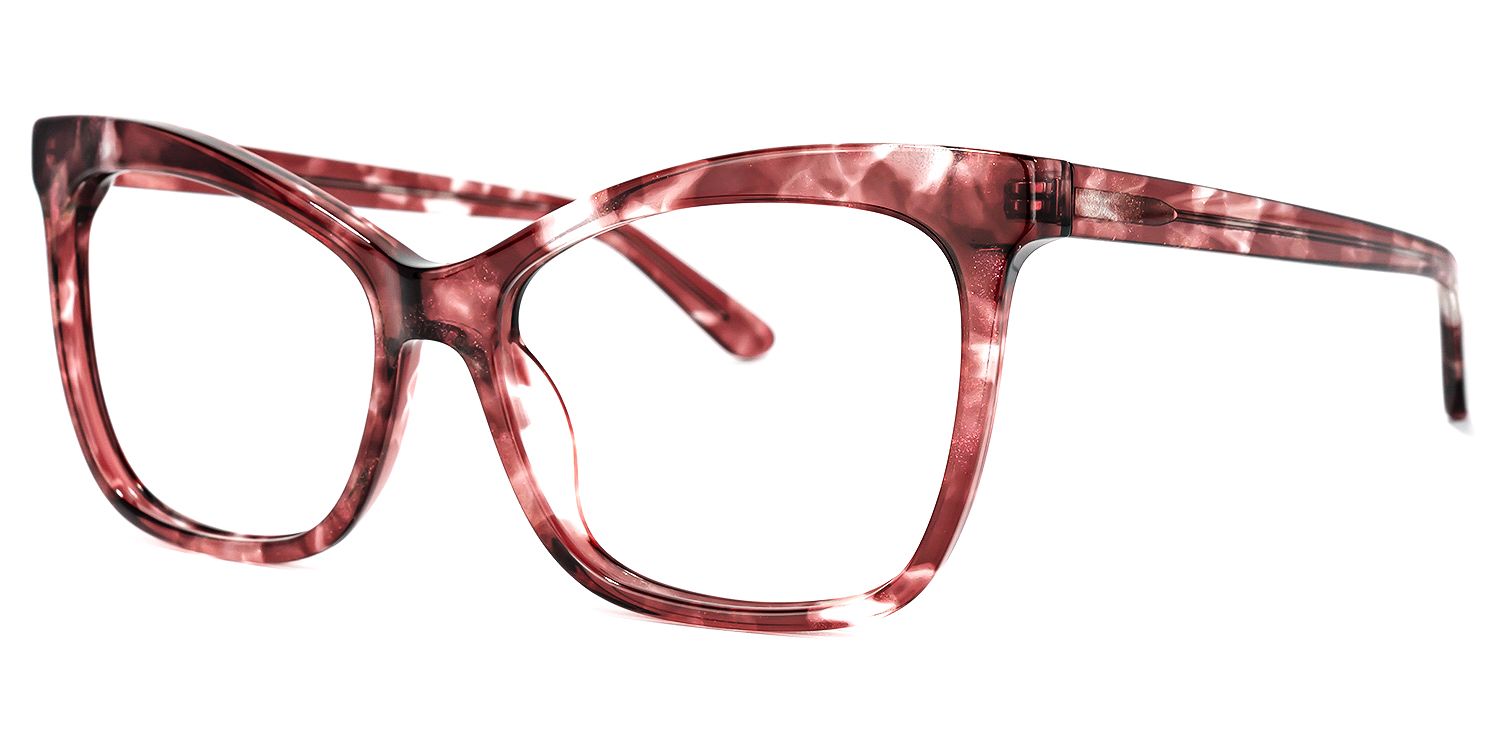Richardson Cateye Light-Maroon Glasses | ZEELOOL UK1