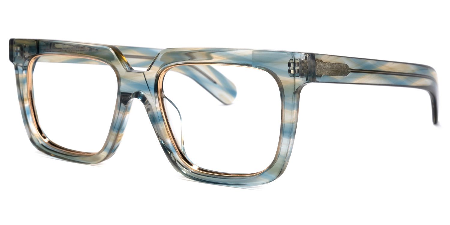 Pitts Square Light-Blue Glasses | ZEELOOL UK1