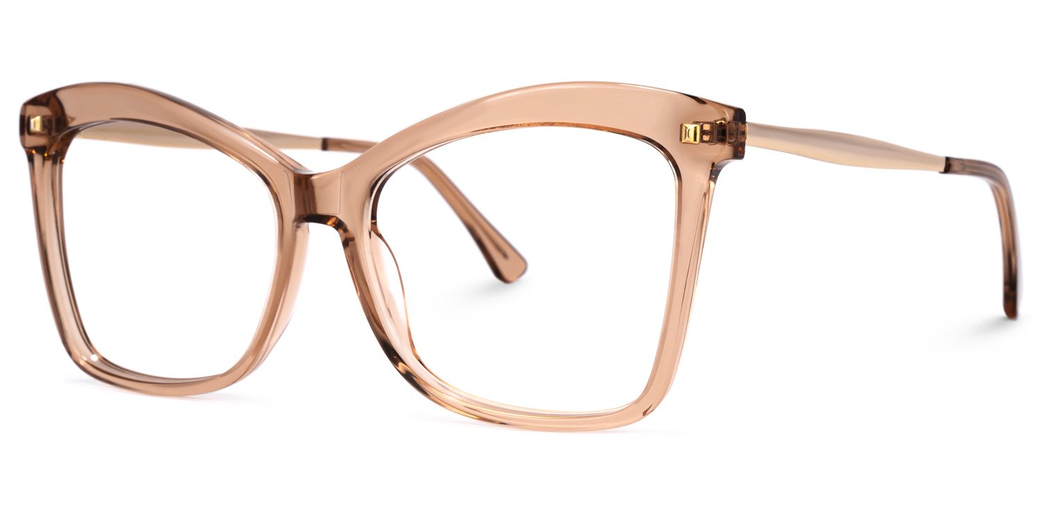 Isaebella Butterfly Champagne Frame Glasses | ZEELOOL UK1