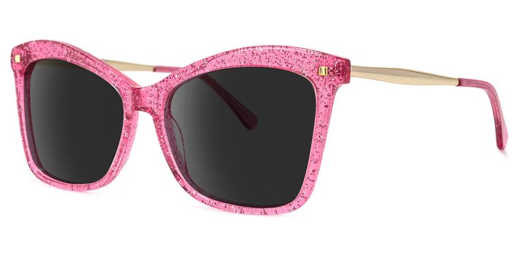 Isaebella Butterfly Bright-Pink Sunglasses