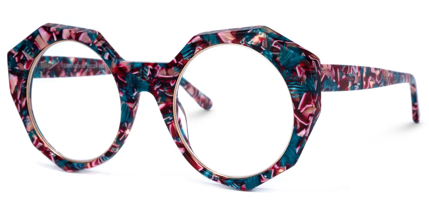 Bogar Geometric Floral Glasses | ZEELOOL UK1