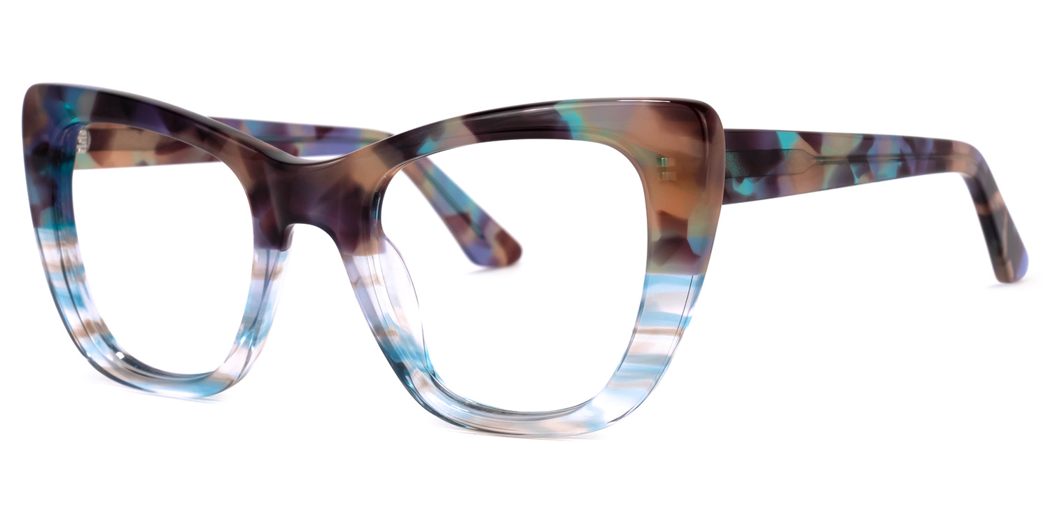 Lewis Cateye Multicolor Glasses | ZEELOOL UK1