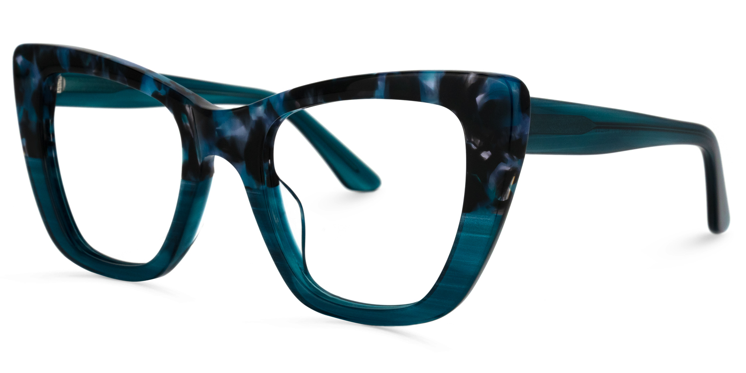Lewis Cateye Blue Glasses | ZEELOOL UK1