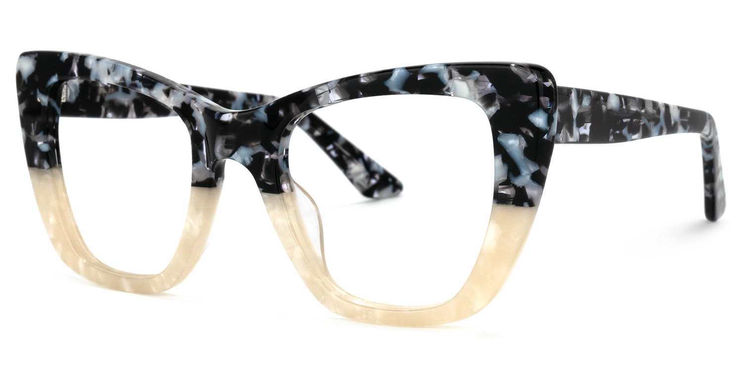 Lewis Cateye Marble Glasses | ZEELOOL UK1