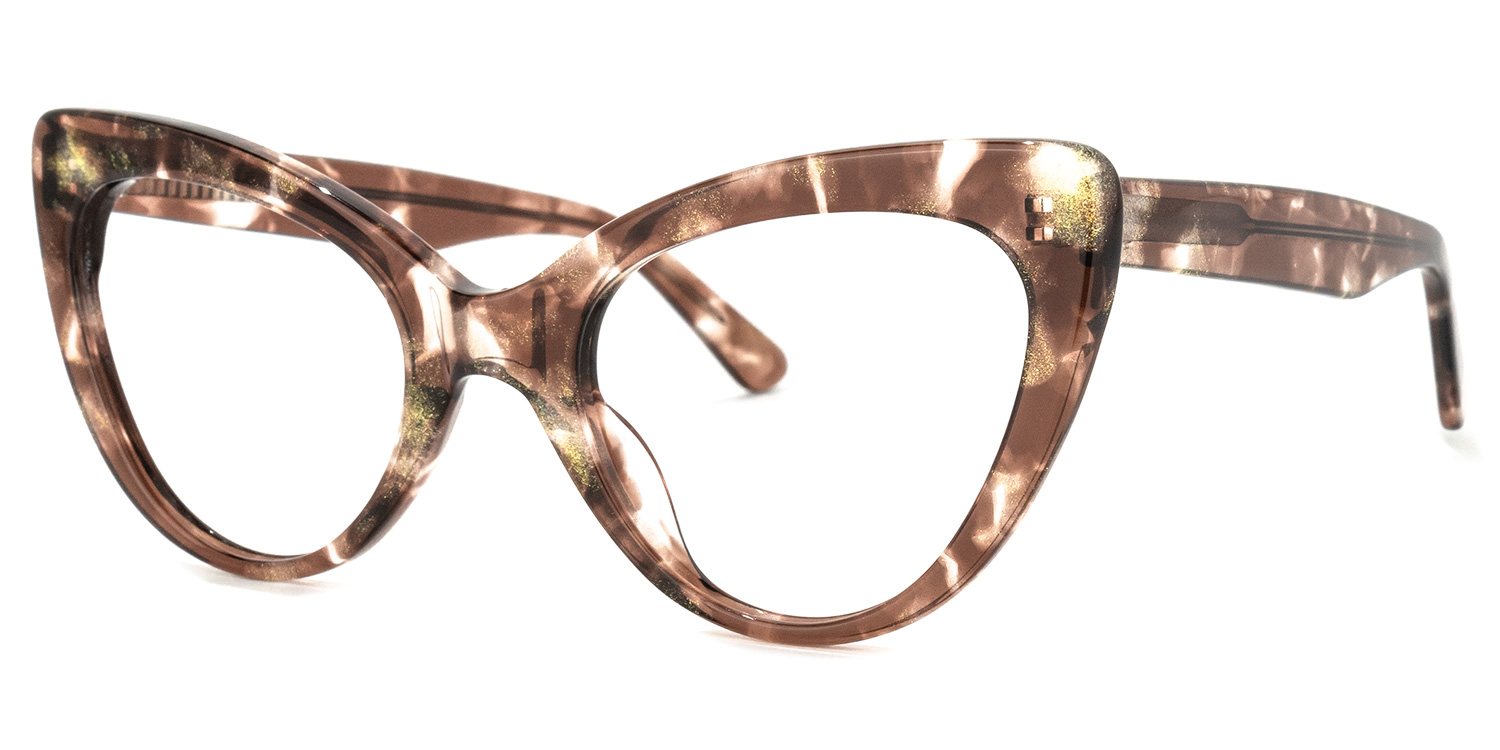 Stjules Cateye Brown Glasses | ZEELOOL UK1