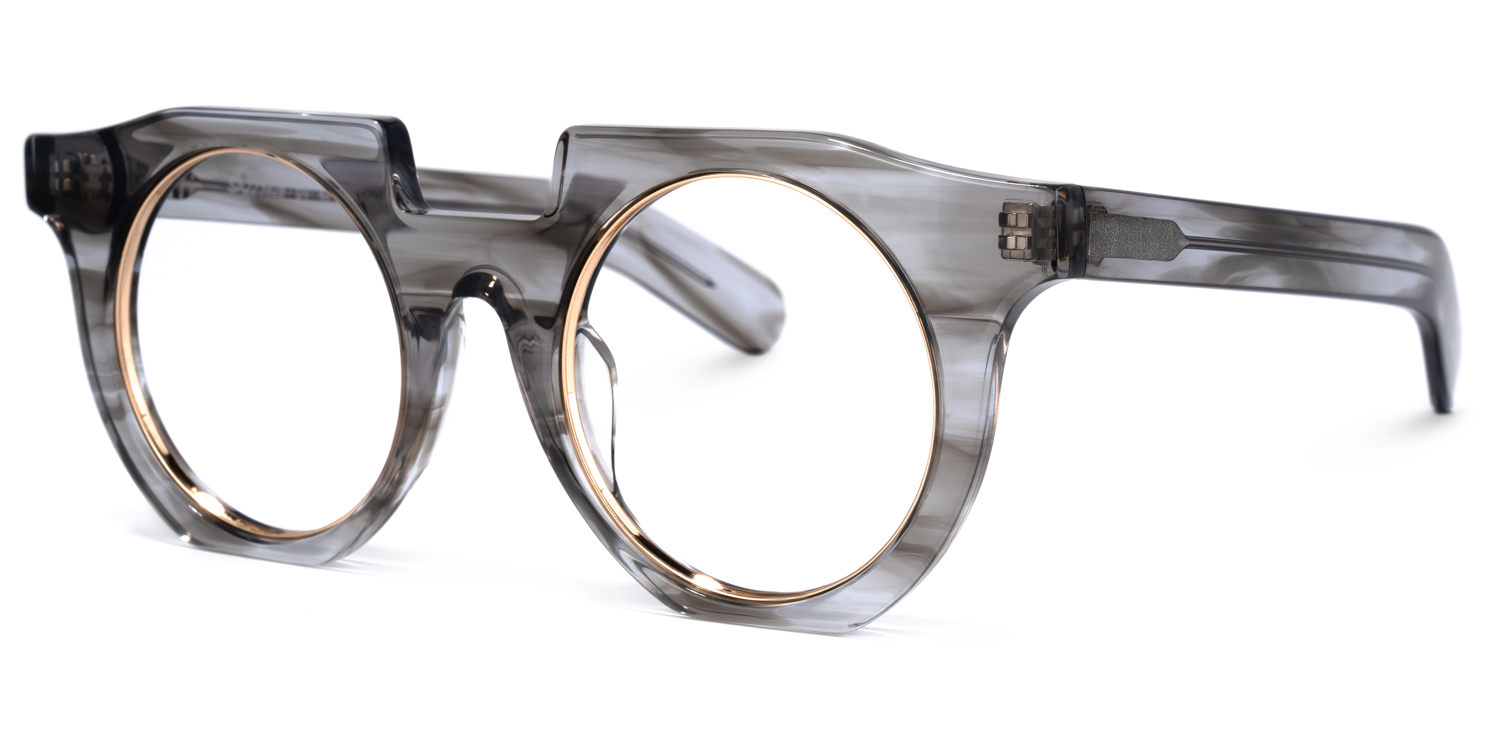 Mckoy Geometric Gray Glasses1