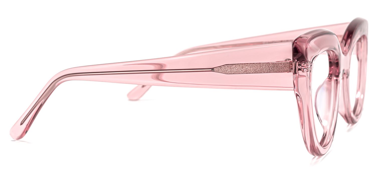 Caren Cateye Pink Glasses | ZEELOOL UK2