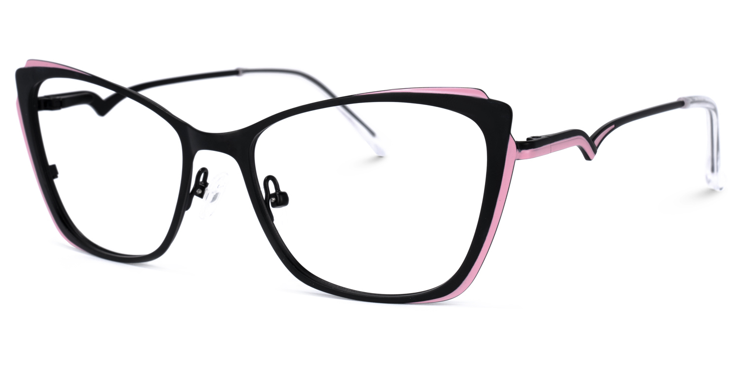 Divas Cateye Black Glasses | ZEELOOL UK1