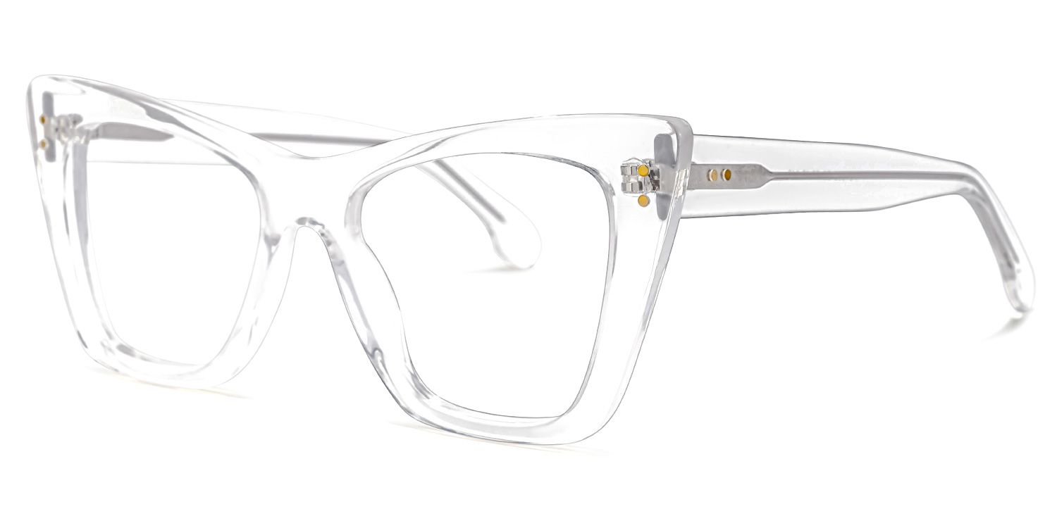 Kovacina Cateye Clear Glasses | ZEELOOL UK1