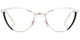Sydney White Cat eye Glasses0