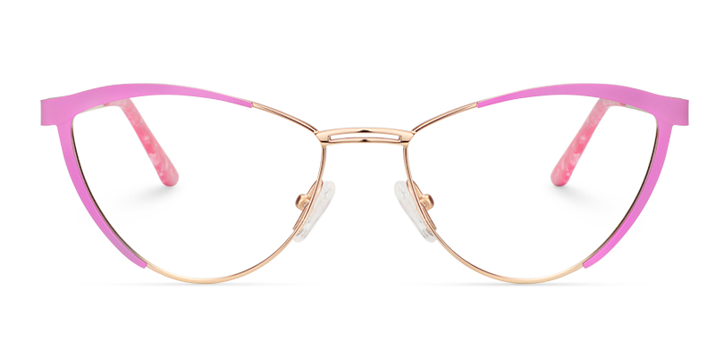 Sydney Cat Eye Pink Glasses0